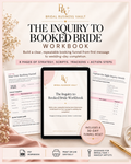 The Inquiry to Booked Bride Workbook | Bridal Booking System